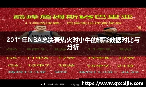2011年NBA总决赛热火对小牛的精彩数据对比与分析